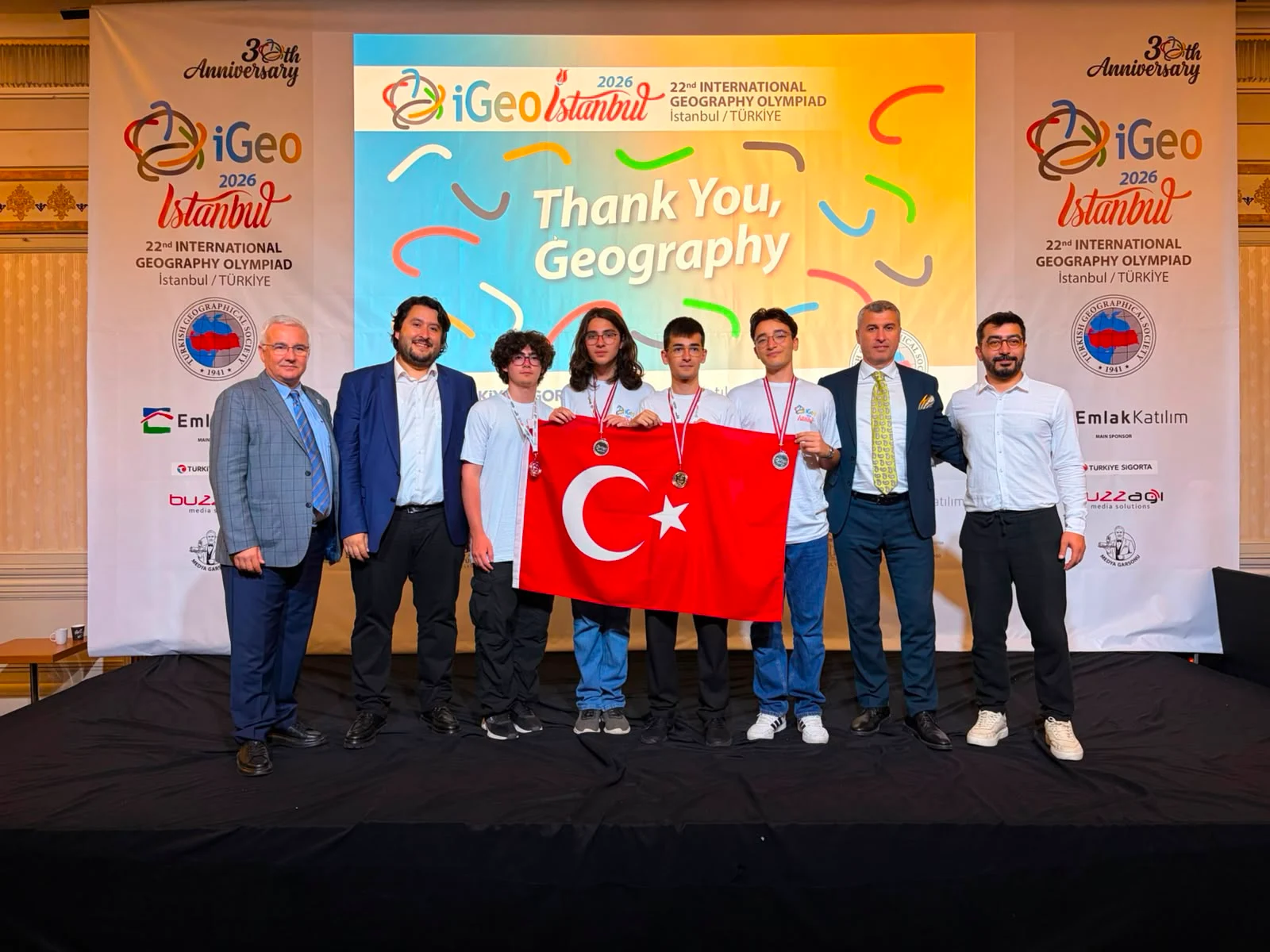 22. Uluslararası Coğrafya Olimpiyatı’nda Büyük Başarı